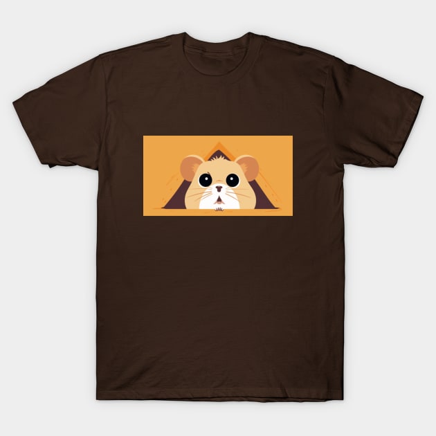 Scared Hamster Meme, funny tshirt T-Shirt by Pattyld